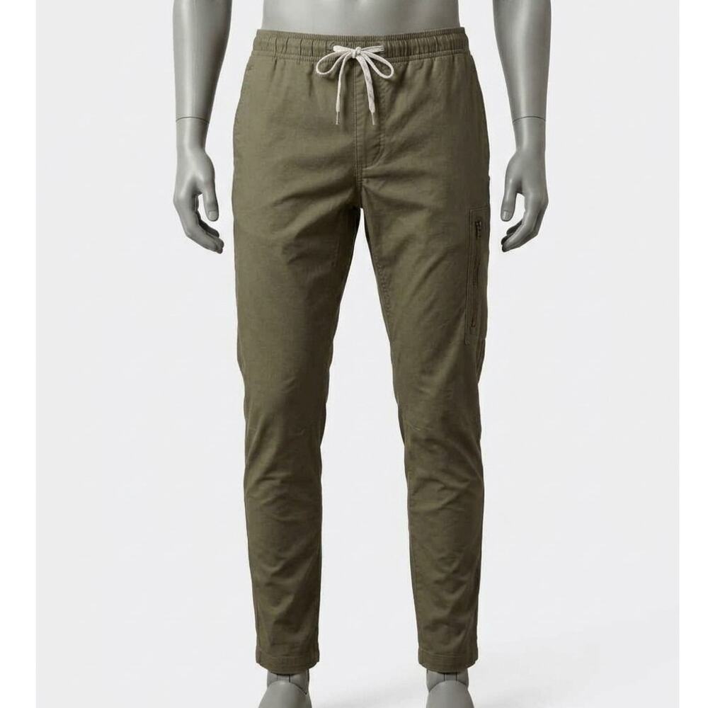 Vuori Men's Ripstop Climber Pants Army Green - Size Medium (Style V412)